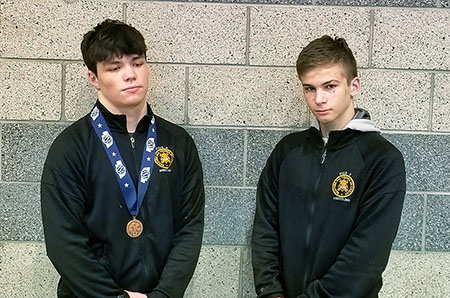 Congratulations to Sam Andres and George Ivanov for qualifying and competing in the NSAA State Wrestling