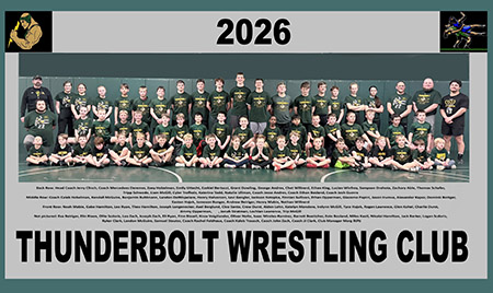 2025-2026 Pius Club Wrestling Team Photo